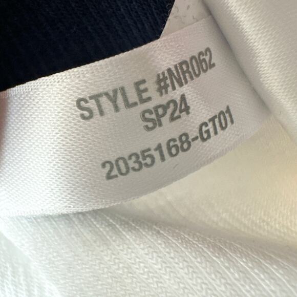 Madewell Supima Cotton Rib Tee Shirt Striped Nautical  Retro Classic XS NWT - Picture 8 of 9